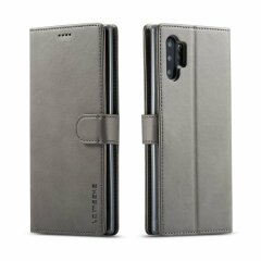 Чехол LC.IMEEKE Wallet Case для Samsung Galaxy Note 10+ (N975) - Grey