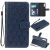 Чехол UniCase Leaf Wallet для Samsung Galaxy A7 2018 (A750) - Dark Blue