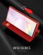 Кожаный чехол DUX DUCIS Wish Series для Samsung Galaxy Note 20 Ultra (N985) - Red. Фото 21 из 22