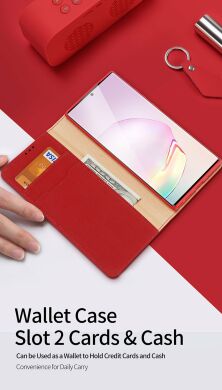 Шкіряний чохол DUX DUCIS Wish Series для Samsung Galaxy Note 20 Ultra (N985) - Black