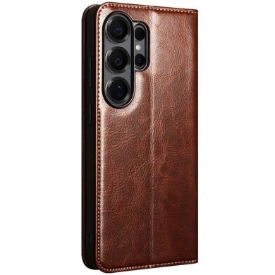 Шкіряний чохол QIALINO Classic Case для Samsung Galaxy S26 Ultra - Brown