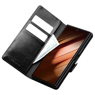 Шкіряний чохол QIALINO Classic Case (FF) для Samsung Galaxy Fold 7 - Black