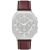 Шкіряний ремінець Deexe Genuine Leather для Samsung Galaxy Watch Ultra (47mm) / Ultra (2025) - Dark Brown