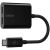 Перехідник Belkin RockStar Type-C to 2Type-C (60W, 0,12m) F7U081btBLK - Black