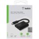 Перехідник Belkin RockStar Type-C to 2Type-C (60W, 0,12m) F7U081btBLK - Black