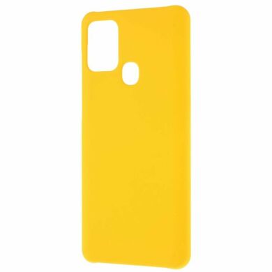 Пластиковый чехол Deexe Hard Shell для Samsung Galaxy A21s (A217) - Yellow