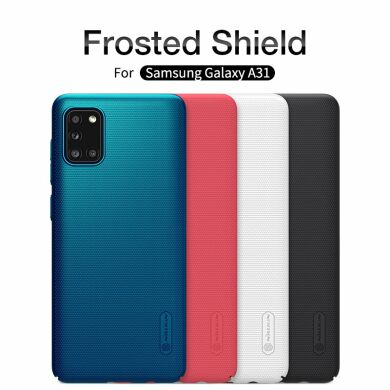 Пластиковый чехол NILLKIN Frosted Shield для Samsung Galaxy A31 (A315) - Blue