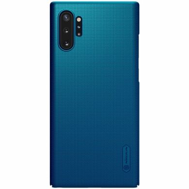 Пластиковый чехол NILLKIN Frosted Shield для Samsung Galaxy Note 10+ (N975) - Blue
