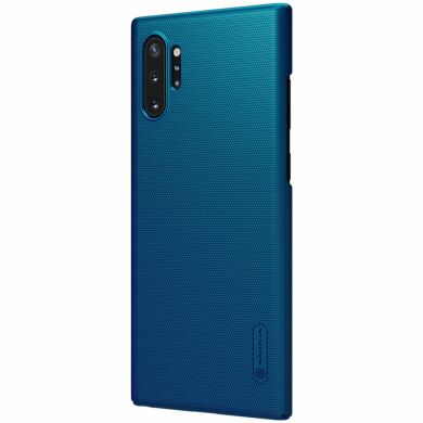 Пластиковый чехол NILLKIN Frosted Shield для Samsung Galaxy Note 10+ (N975) - Blue