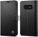 Пластиковый чехол Spigen (SGP) La Manon Wallet Saffiano для Samsung Galaxy S10e (G970) - Black