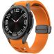 Ремешок Deexe Aurora Strap для Samsung Galaxy Watch 4 / 4 Classic / 5 / 5 Pro / 6 / 6 Classic / 7 / FE - Orange. Фото 2 из 8