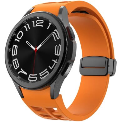 Ремешок Deexe Aurora Strap для Samsung Galaxy Watch 4 / 4 Classic / 5 / 5 Pro / 6 / 6 Classic / 7 / FE - Orange