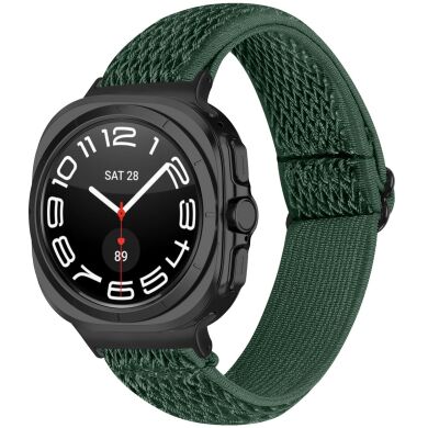 Ремешок Deexe Braided Strap для Samsung Galaxy Watch 8 (40/44mm) / 8 Classic / Ultra (2025) - Army Green