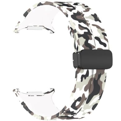 Ремешок Deexe Camouflage Pattern для Samsung Galaxy Watch Ultra (47mm) - White