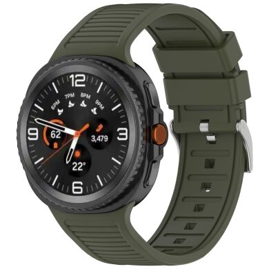 Ремешок Deexe Durable Strap для Samsung Galaxy Watch 8 (40/44mm) / 8 Classic - Army Green