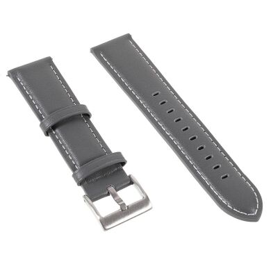 Ремінець Deexe Leather Strap для годинників з шириною кріплення 22мм - Grey