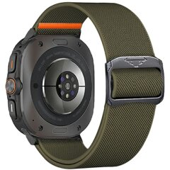 Ремешок Deexe Orbit Flex для Samsung Galaxy Watch Ultra (47mm) - Army Green