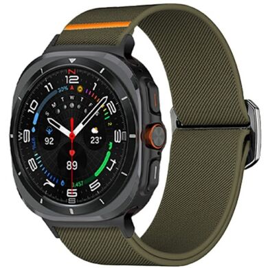 Ремешок Deexe Orbit Flex для Samsung Galaxy Watch Ultra (47mm) - Army Green