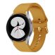 Ремешок Deexe Soft Silicone для Samsung Galaxy Watch 4 Classic (46mm) / Watch 4 Classic (42mm) / Watch 4 (40mm) / Watch 4 (44mm) - Yellow. Фото 1 из 9