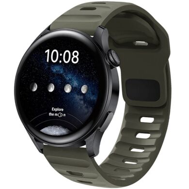 Ремешок Deexe Sport Band для часов с шириной крепления 22 мм - Army Green