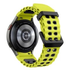 Ремінець KALEBOL Ocean Strap для Samsung Galaxy Watch 4 / 4 Classic / 5 / 5 Pro / 6 / 6 Classic / 7 / FE - Lime / Grey