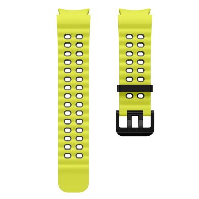 Ремешок KALEBOL Ocean Strap для Samsung Galaxy Watch 4 / 4 Classic / 5 / 5 Pro / 6 / 6 Classic / 7 / FE - Lime / Grey
