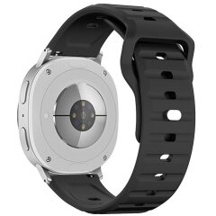 Ремешок KALEBOL Wave Pattern для Samsung Galaxy Watch 8 (40/44mm) / 8 Classic - Black