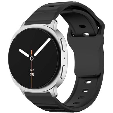 Ремешок KALEBOL Wave Pattern для Samsung Galaxy Watch 8 (40/44mm) / 8 Classic - Black