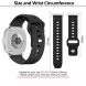 Ремешок KALEBOL Wave Pattern для Samsung Galaxy Watch 8 (40/44mm) / 8 Classic - Black. Фото 4 из 5