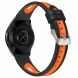 Ремешок UniCase Sport Style для Samsung Galaxy Watch 46mm / Watch 3 45mm / Gear S3 - Black / Orange. Фото 2 из 7