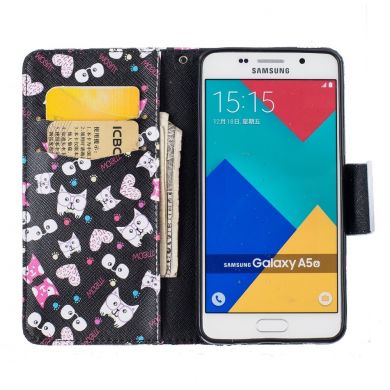 Чехол UniCase Color Wallet для Samsung Galaxy A5 2016 (A510) - Cute Kitten