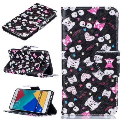 Чехол UniCase Color Wallet для Samsung Galaxy A5 2016 (A510) - Cute Kitten