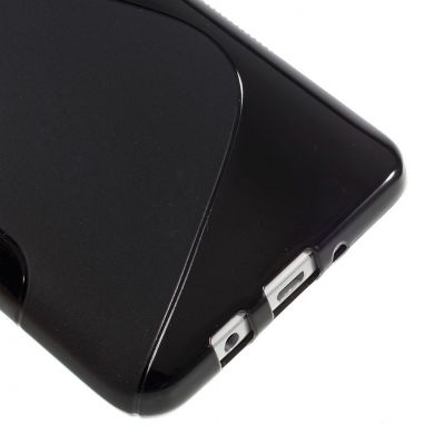 Силиконовый чехол Deexe S Line для Samsung Galaxy J5 2016 (J510) - Black