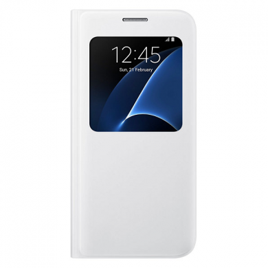 Чехол S View Cover для Samsung Galaxy S7 (G930) EF-CG930PBEGWW - White