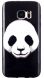 Силиконовая накладка Deexe Black Style для Samsung Galaxy S7 (G930) - Panda. Фото 1 из 3
