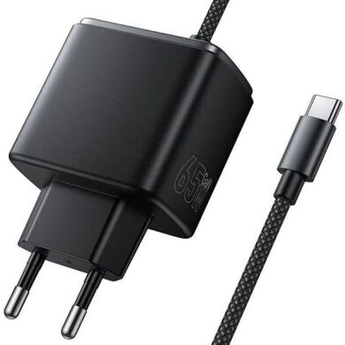 Сетевое зарядное устройство Hoco C166A PD65W + кабель Type-C - Black