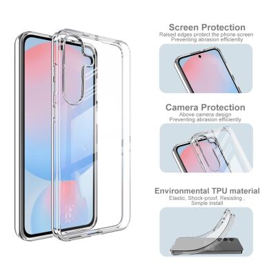 Силиконовый чехол IMAK UX-10 Series для Samsung Galaxy S25 FE (S731) - Transparent