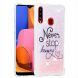 Силіконовий (TPU) чохол Deexe Fashion Glitter для Samsung Galaxy A20s (A207) - Never Stop Dreaming