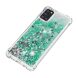 Силіконовий (TPU) чохол Deexe Liquid Glitter для Samsung Galaxy A31 (A315) - Green