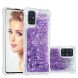 Силіконовий (TPU) чохол Deexe Liquid Glitter для Samsung Galaxy A51 (А515) - Violet