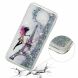 Силиконовый (TPU) чехол Deexe Liquid Glitter для Samsung Galaxy J6+ (J610) Eiffel Tower