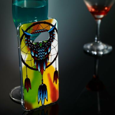 Силиконовый (TPU) чехол Deexe LumiCase для Samsung Galaxy S10e (G970) - Owl Dream Catcher