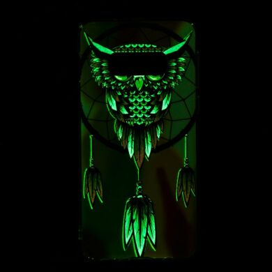 Силиконовый (TPU) чехол Deexe LumiCase для Samsung Galaxy S10e (G970) - Owl Dream Catcher