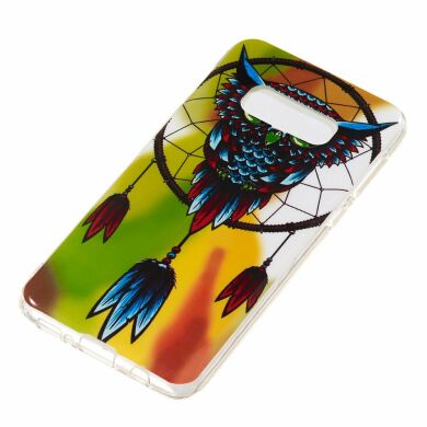 Силиконовый (TPU) чехол Deexe LumiCase для Samsung Galaxy S10e (G970) - Owl Dream Catcher