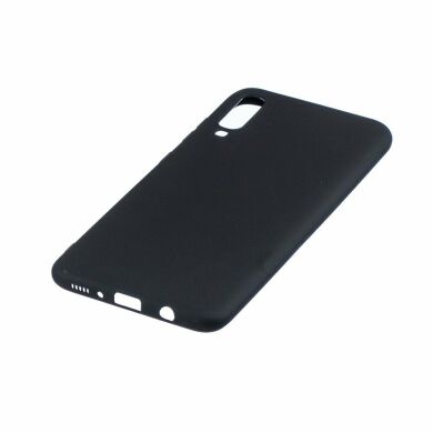 Силіконовий (TPU) чохол Deexe Matte Case для Samsung Galaxy A70 (A705) - Black