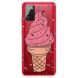 Силіконовий (TPU) чохол Deexe Pretty Glossy для Samsung Galaxy A02s (A025) - Ice Cream