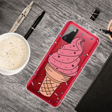 Силіконовий (TPU) чохол Deexe Pretty Glossy для Samsung Galaxy A02s (A025) - Ice Cream