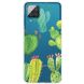 Силиконовый (TPU) чехол Deexe Pretty Glossy для Samsung Galaxy A12 (A125) / A12 Nacho (A127) / M12 (M127) - Cactus. Фото 1 из 4