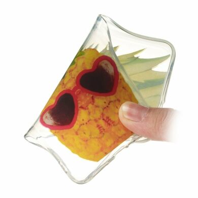 Силіконовий (TPU) чохол Deexe Pretty Glossy для Samsung Galaxy A80 (A805) - Pineapple