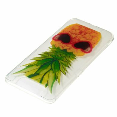 Силіконовий (TPU) чохол Deexe Pretty Glossy для Samsung Galaxy A80 (A805) - Pineapple
